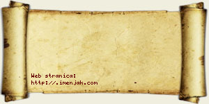 Jana Smiljković vizit kartica